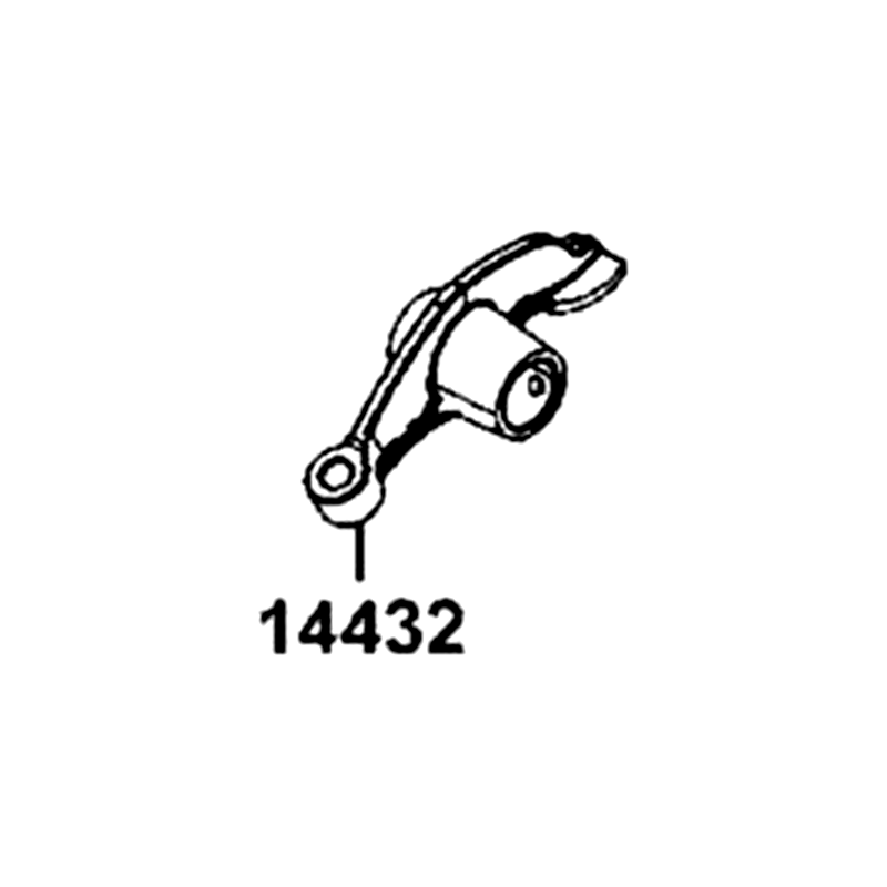 14432-LCA4-E00 ARM EX VALVE ROCKER — diagram cutout