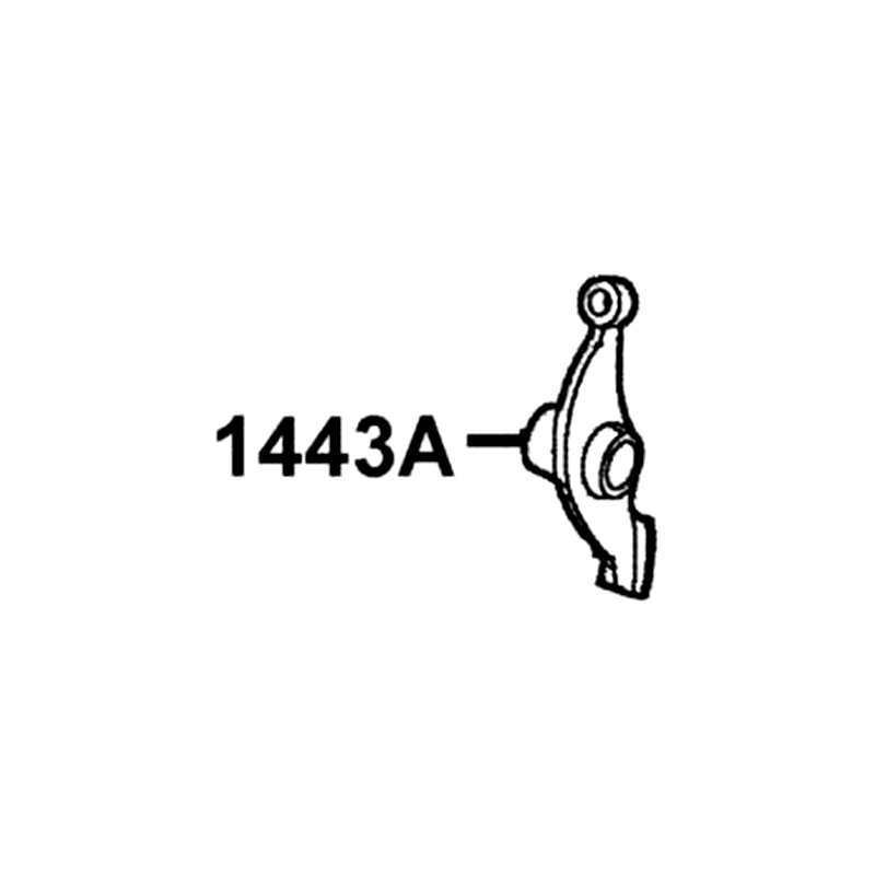 1443A-ABD2-C00 ARM ASSY.. VALVE ROCKER" — diagram cutout