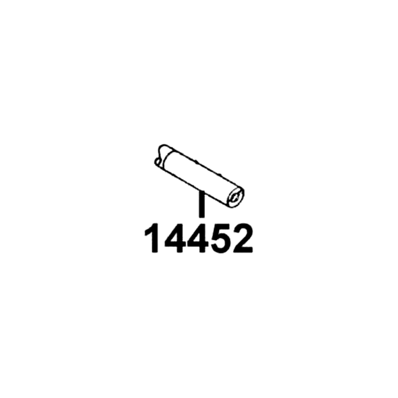 14452-GFY6-W10 SHAFT EXH ROCKER ARM — diagram cutout