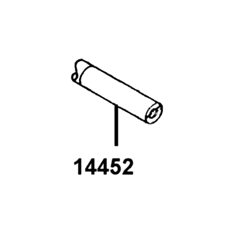 14452-KGBG-900 SHAFT EXH ROCKER ARM — diagram cutout