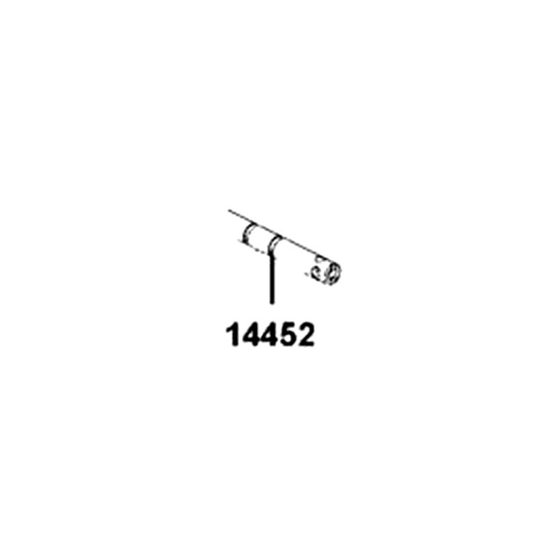 14452-LKM5-E00 SHAFT. EXH. ROCKER ARM — diagram cutout