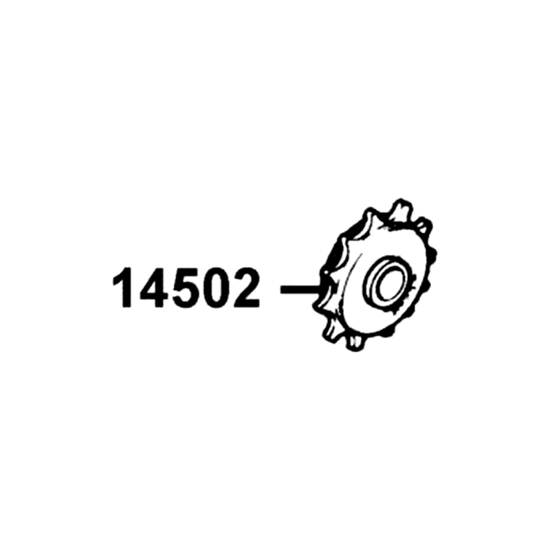 14502-LCA7-C10 ROLLER CAM CHAIN TENSIONER — diagram cutout