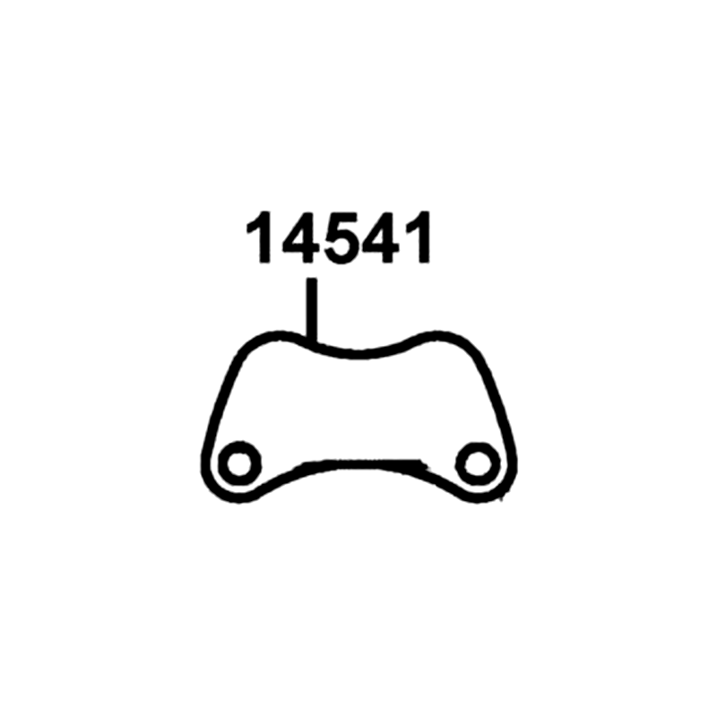 14541-ALH4-C00 "PLATE, BEARING PUSH" — diagram cutout
