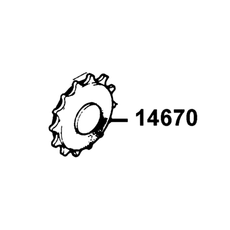 14670-LCA7-C10 SPROCKET CAM CHAIN GUIDE — diagram cutout