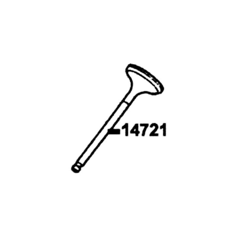 14721-KFB7-C0A VALVE EXHAUST — diagram cutout