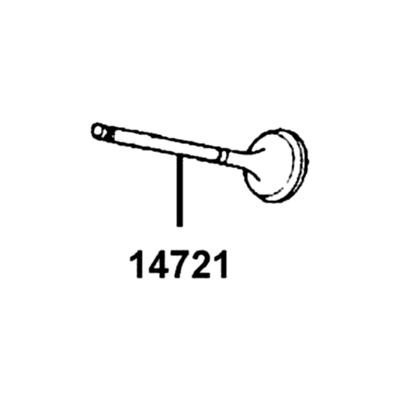 14721-KGBG-900 VALVE EXHAUST — diagram cutout