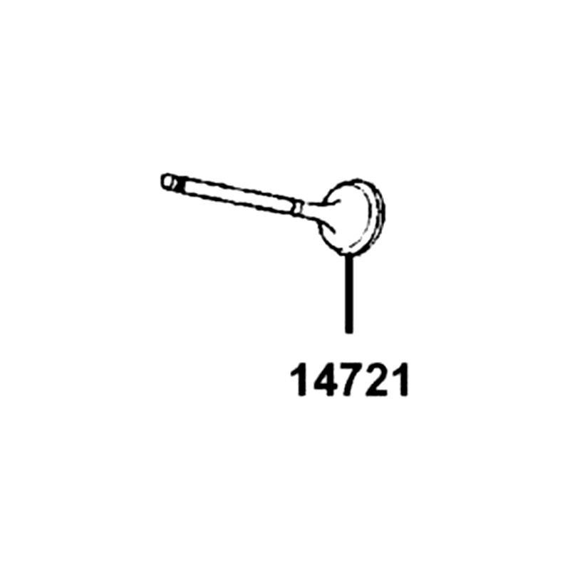 14721-KHC4-900 VALVE EXHAUST — diagram cutout