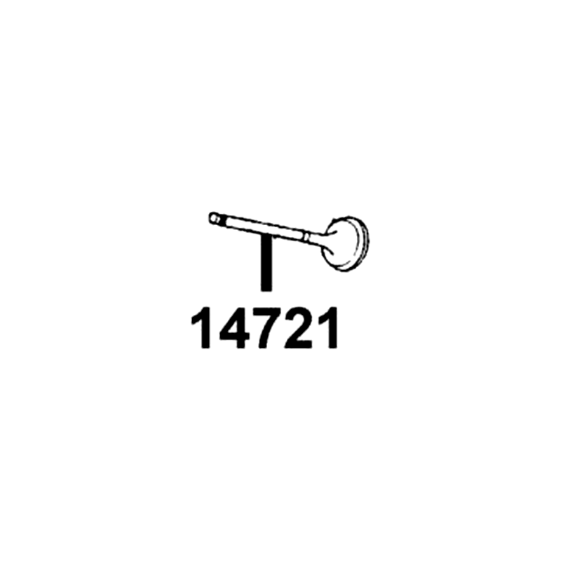 14721-KUDU-C00 VALVE EXHAUST — diagram cutout