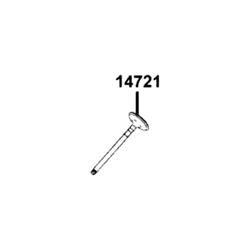 14721-LBA2-E00 VALVE EXHAUST — diagram cutout
