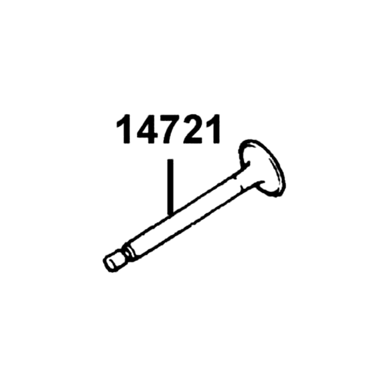 14721-LCA7-C10 VALVE EXHAUST — diagram cutout