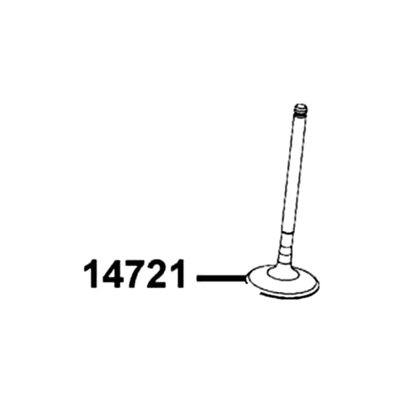 14721-LDB2-E00 VALVE EXHAUST — diagram cutout