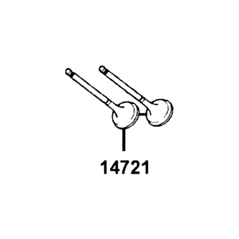 14721-LFA7-E00 VALVE EXHAUST — diagram cutout