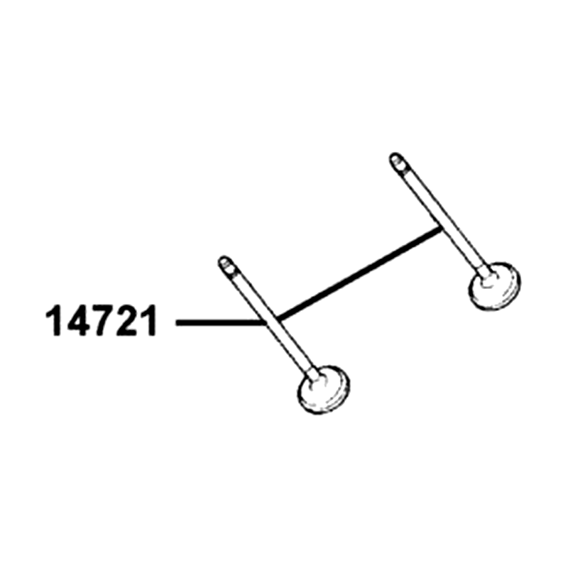 14721-LGM5-900 VALVE EXHAUST — diagram cutout
