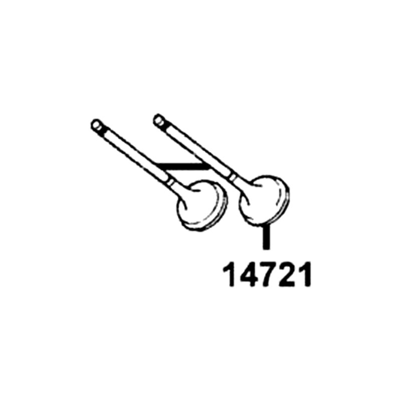 14721-LKC6-900 VALVE EXHAUST — diagram cutout