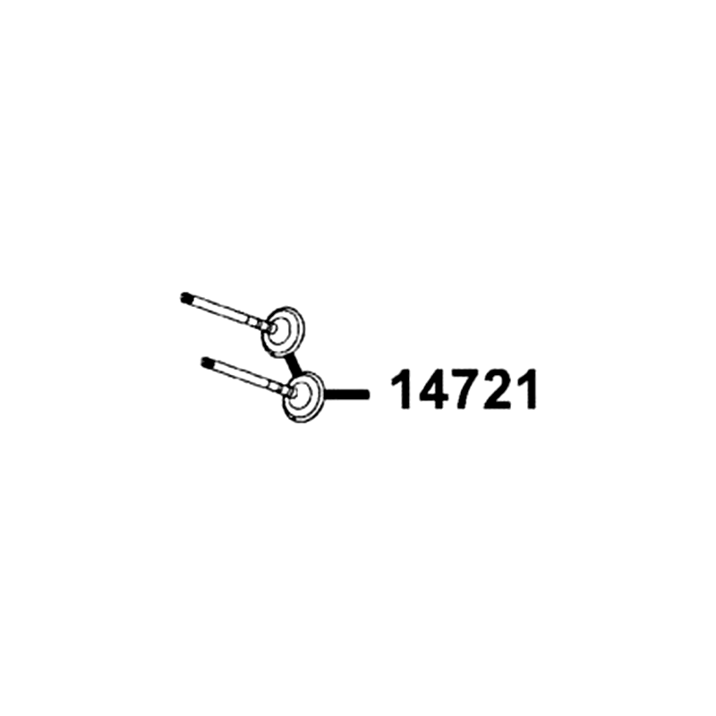 14721-PTA1-900 VALVE EXHAUST — diagram cutout