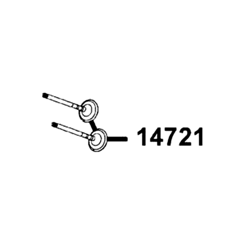 14721-ZXA6-M01 VALVE EXHAUST — diagram cutout