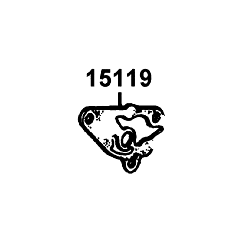 15119-LCA7-C10 OIL PUMP BODY GASKET — diagram cutout