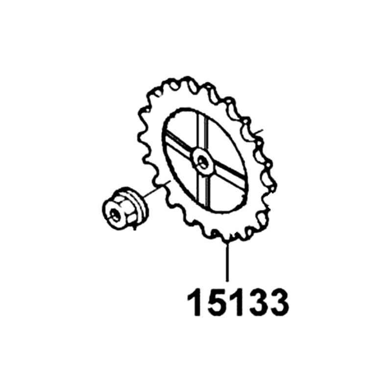 15133-KGBG-900 GEAR OIL PUMP DRIVEN — diagram cutout