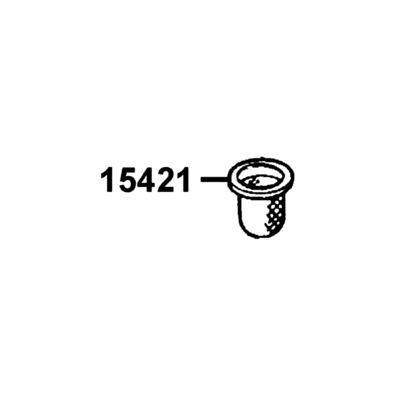 15421-LBA8-C10 SCREEN OIL FILTER — diagram cutout