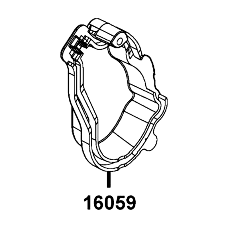 16059-LDB5-E00-N1R COVER WIRE STAY (Black) — diagram cutout
