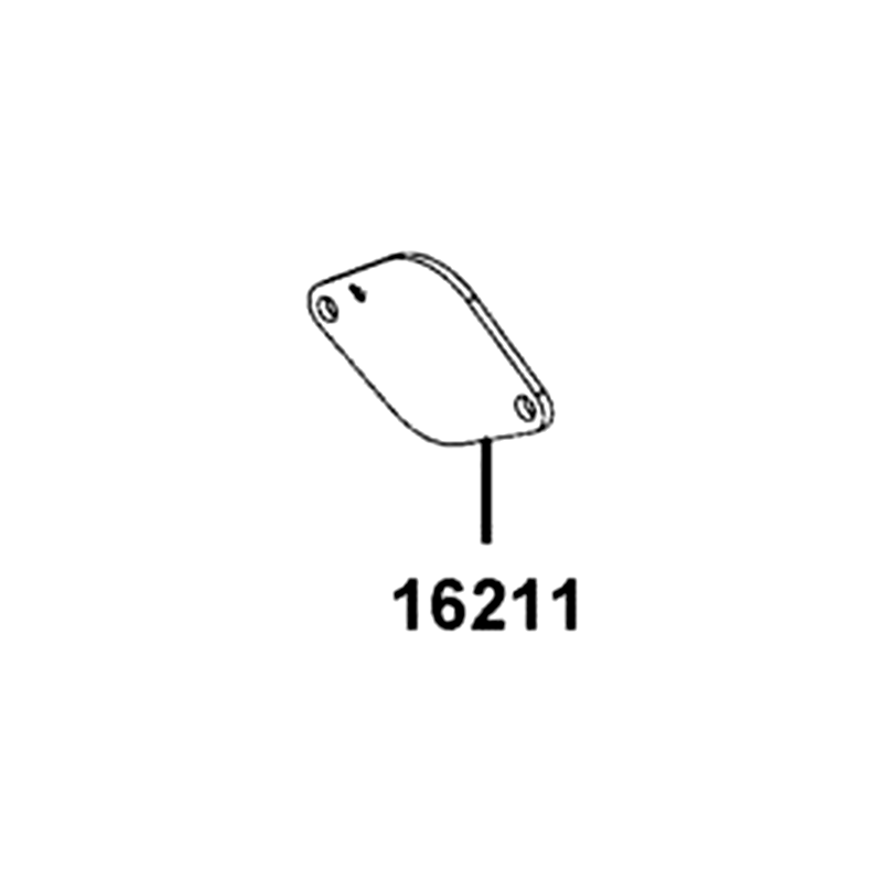 16211-LGM5-900 GASKET. CARB INSULATOR — diagram cutout