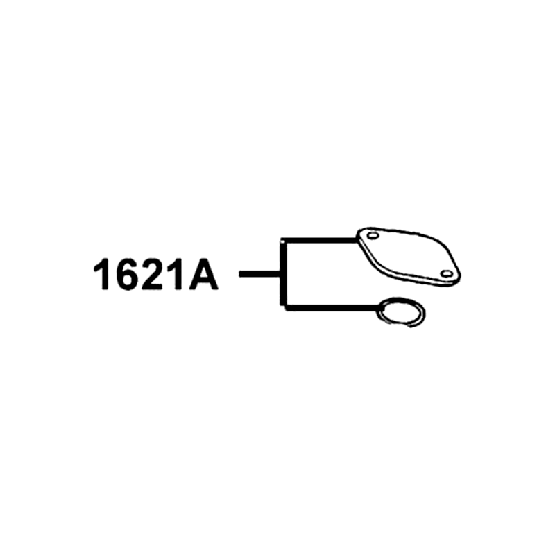 1621A-KGBG-C00 INSULATOR CARB ASSY — diagram cutout