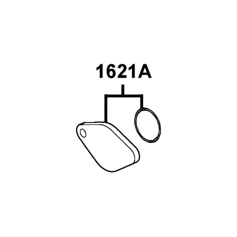 1621A-LKL5-E30 GASKET CARB INSULATOR A — diagram cutout