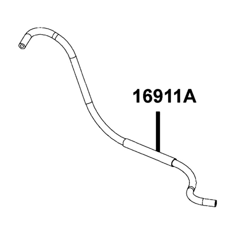 16911-LKM8-800 HOSE ASSY FUEL — diagram cutout