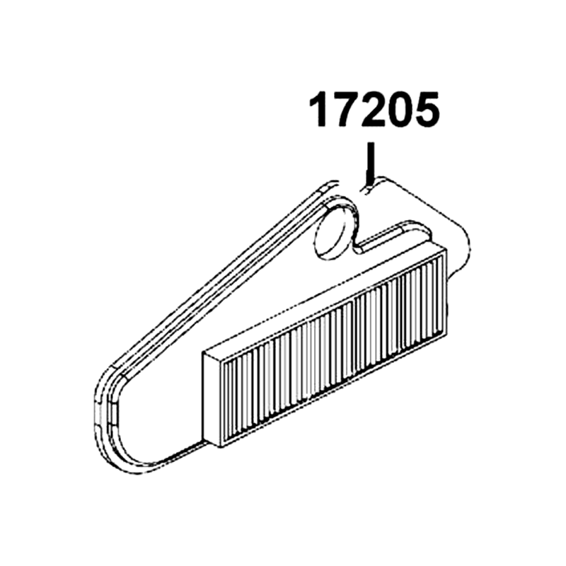 17205-LGR3-E10 ELEMENT COMP AIR/C — diagram cutout