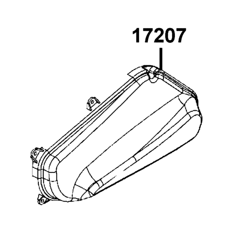 17207-LGR3-E10 "COVER, AIR/C" — diagram cutout