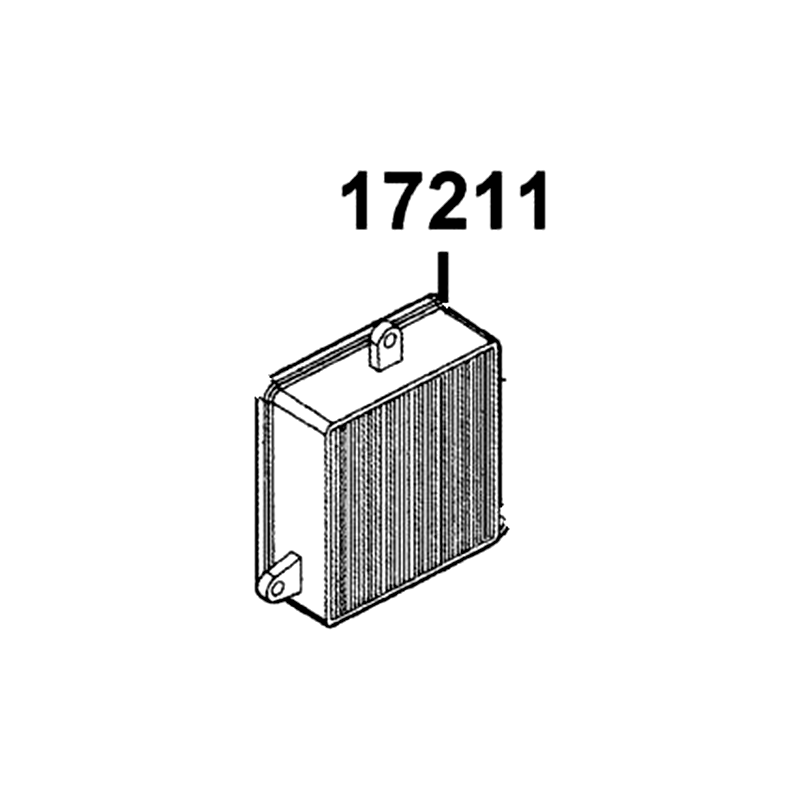17211-LDF7-E00 ELEMENT COMP AIR/C — diagram cutout