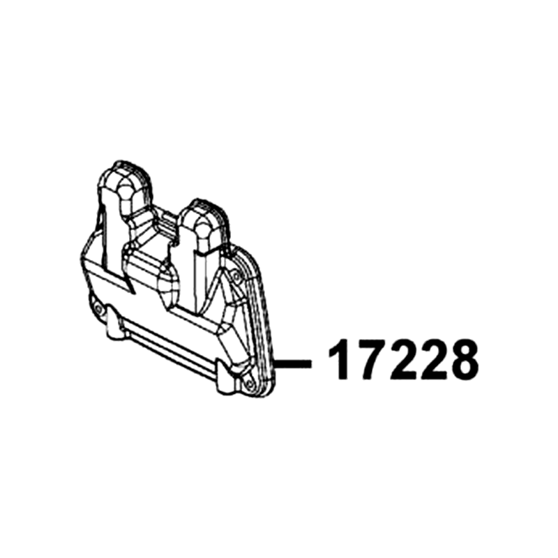 17228-LKL5-E30 COVER AIR/C — diagram cutout