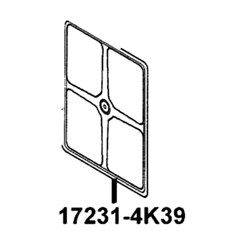 17231-4K39-001 PLATE ELEMENT SET — diagram cutout