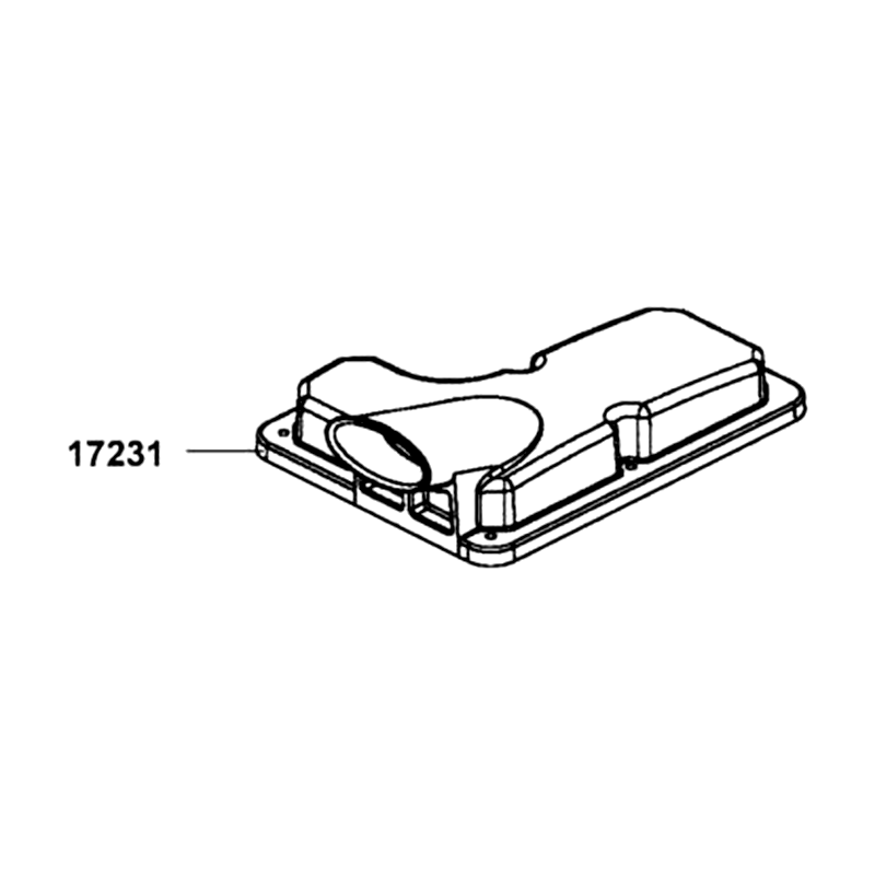 17231-AKC2-M00 COVER AIR/C — diagram cutout