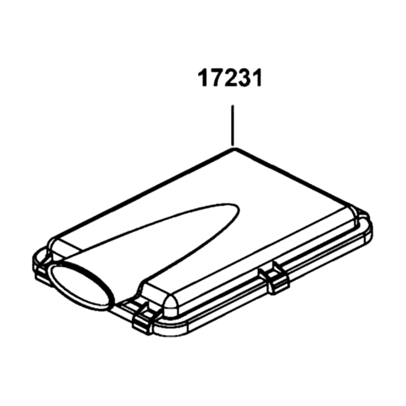 17231-LDB5-E00 COVER, AIR/C — diagram cutout