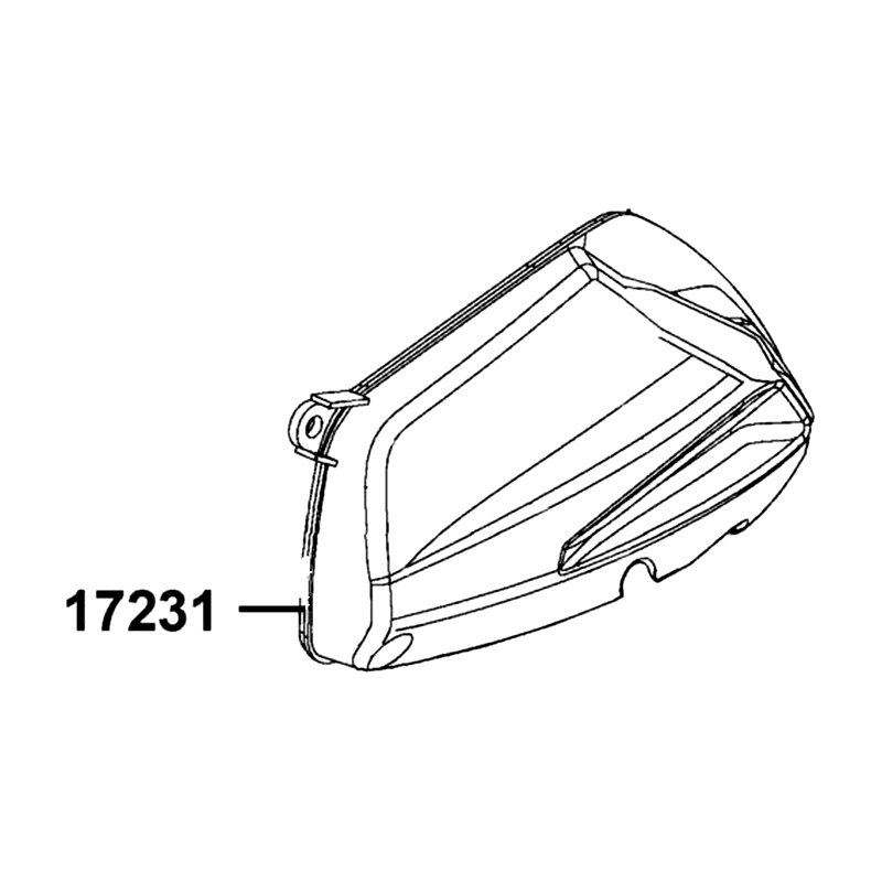 17231-LDF7-E10 COVER COMP AIR/C — diagram cutout