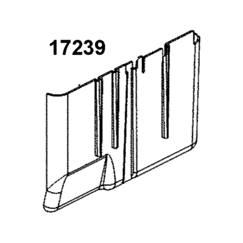 17239-LBA7-M00 SHIELD AIR/C — diagram cutout