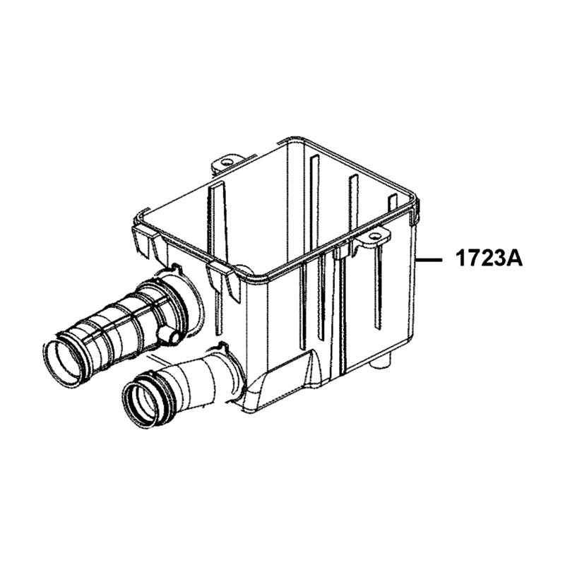 1723A-AHH8-M00 CASE ASSY AIR/C — diagram cutout