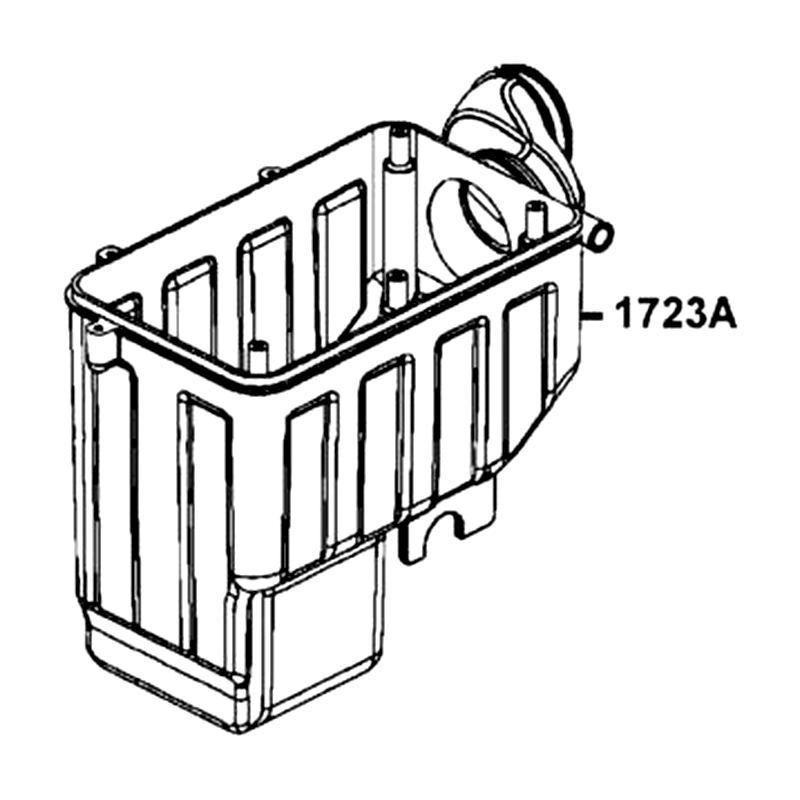 1723A-LKC3-E00 CASE ASSY.. AIR/C — diagram cutout