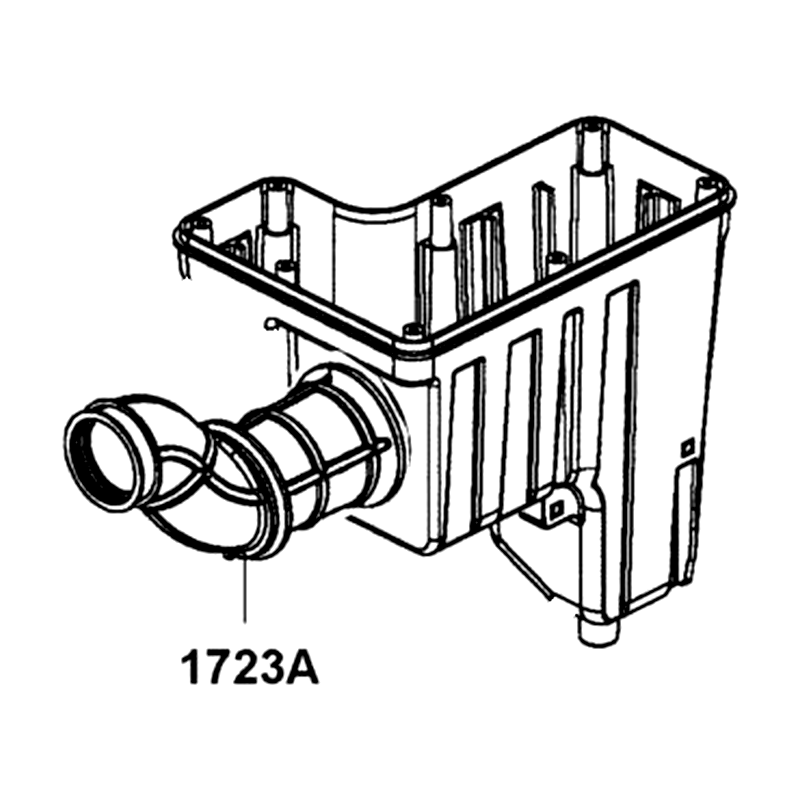 1723A-LKM8-E00 CASE ASSY AIR/C — diagram cutout