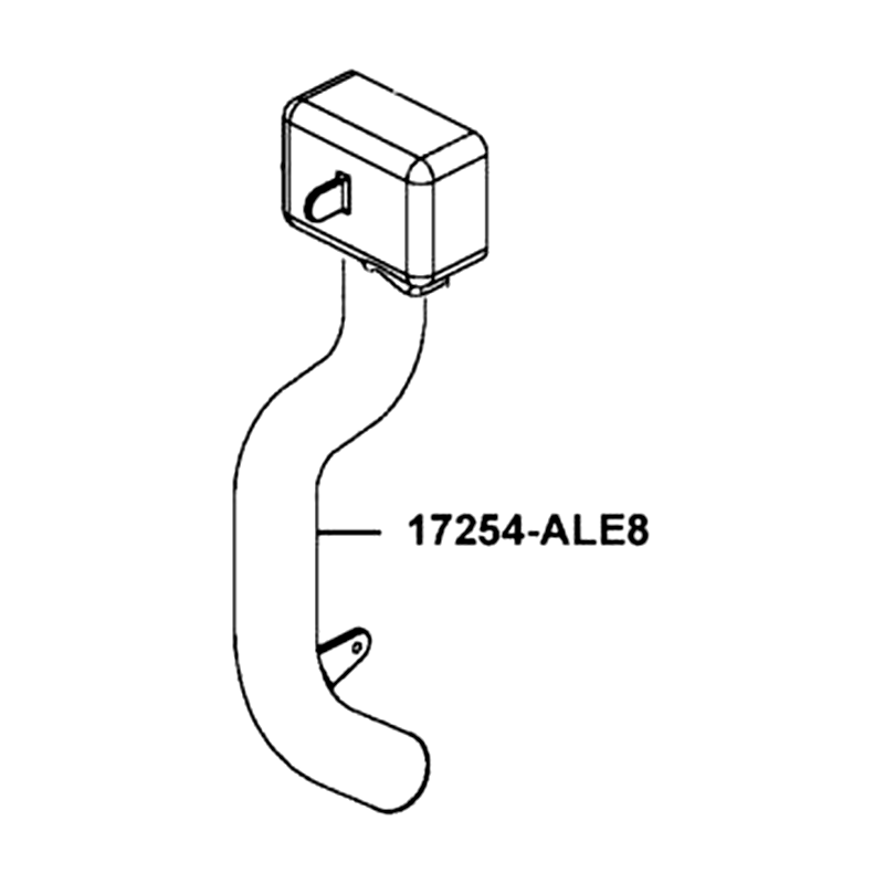 17254-ALE8-E00 TUBE AIR/C IN — diagram cutout