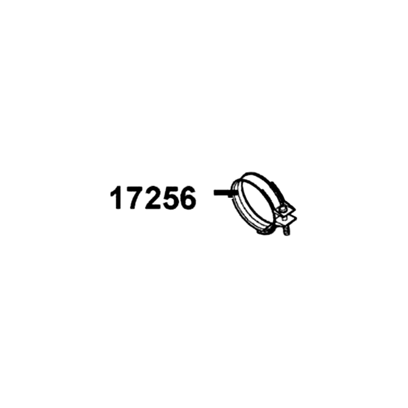 17256-KGBG-C00 BAND INSULATOR — diagram cutout