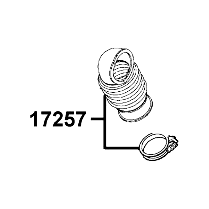 17257-LDF7-E10 DUCT AIR/C — diagram cutout