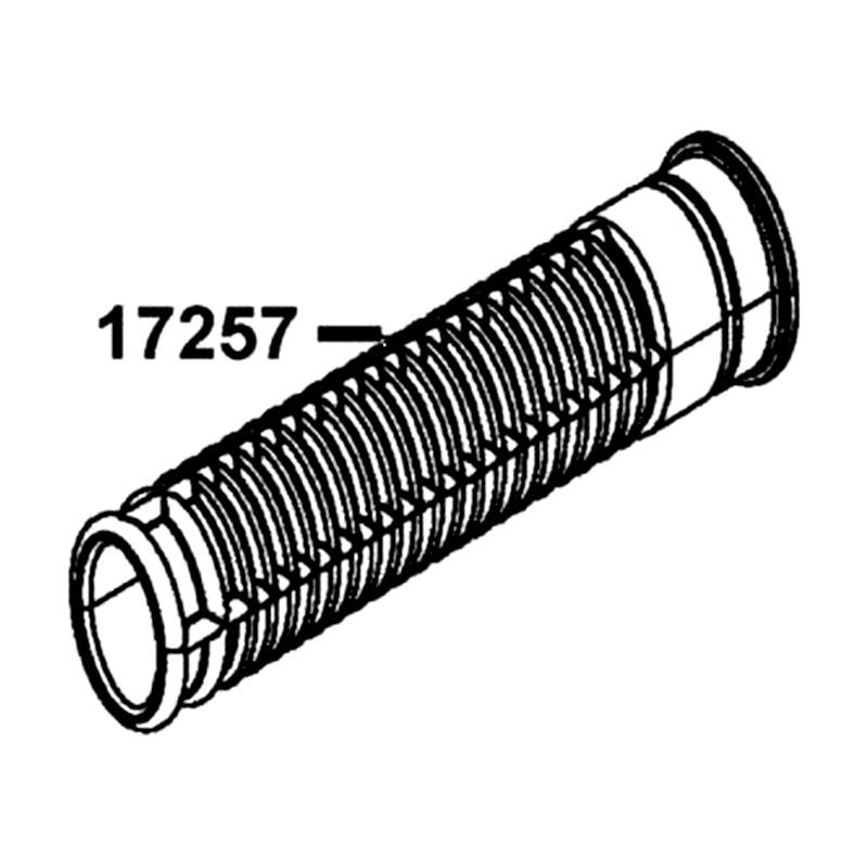 17257-LGR4-E10 "DUCT, AIR/C" — diagram cutout