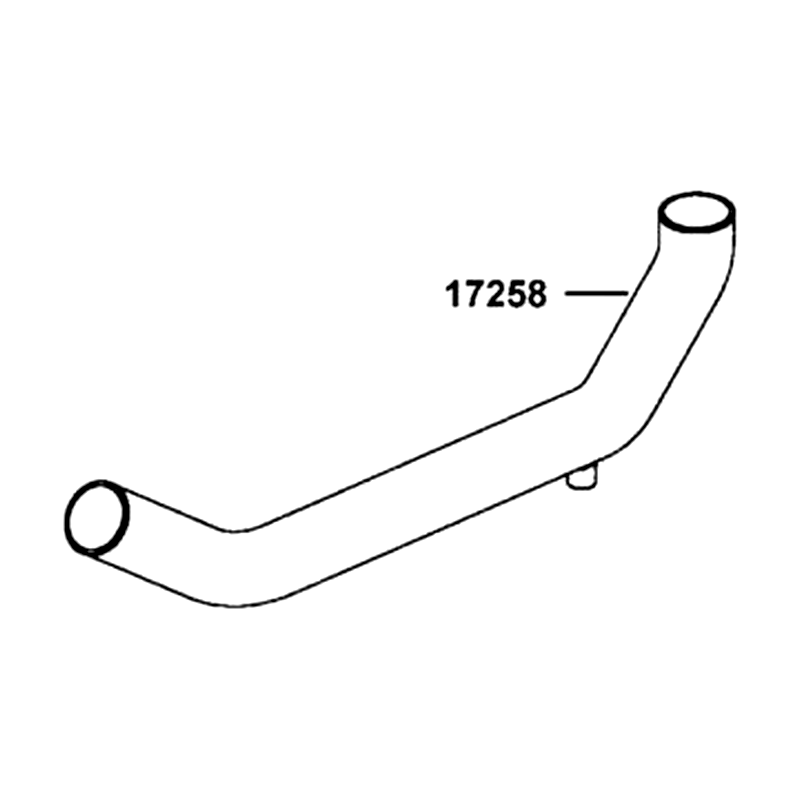 17258-ALE8-E00 PIPE INTAKE — diagram cutout