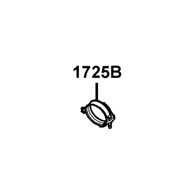 1725B-KGBG-900 BAND ASSY AIR/C CONN TUBE — diagram cutout