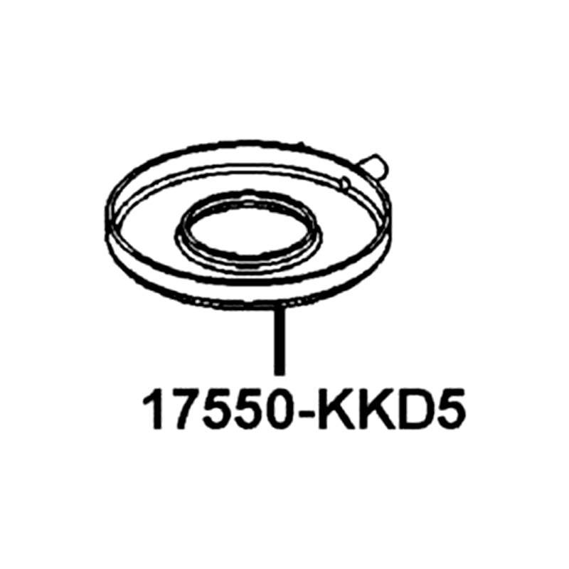 17550-KKD5-C10 TRAY FUEL CAP — diagram cutout