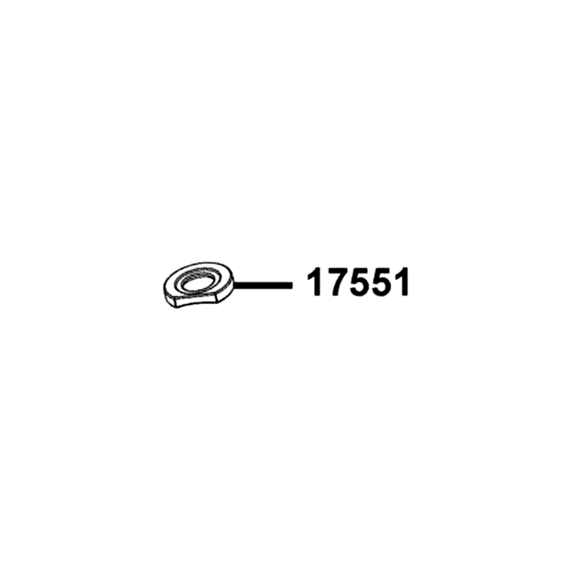 17551-PTA1-800 PUMP REGULATOR STAY — diagram cutout