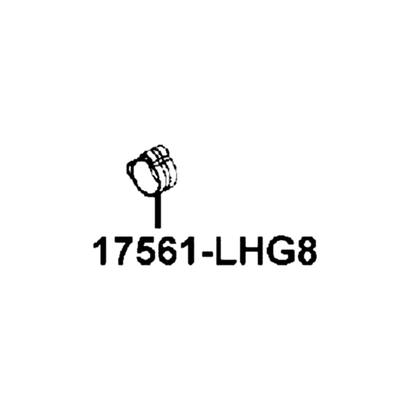 17561-LHG8-E00 CLIP 13 — diagram cutout