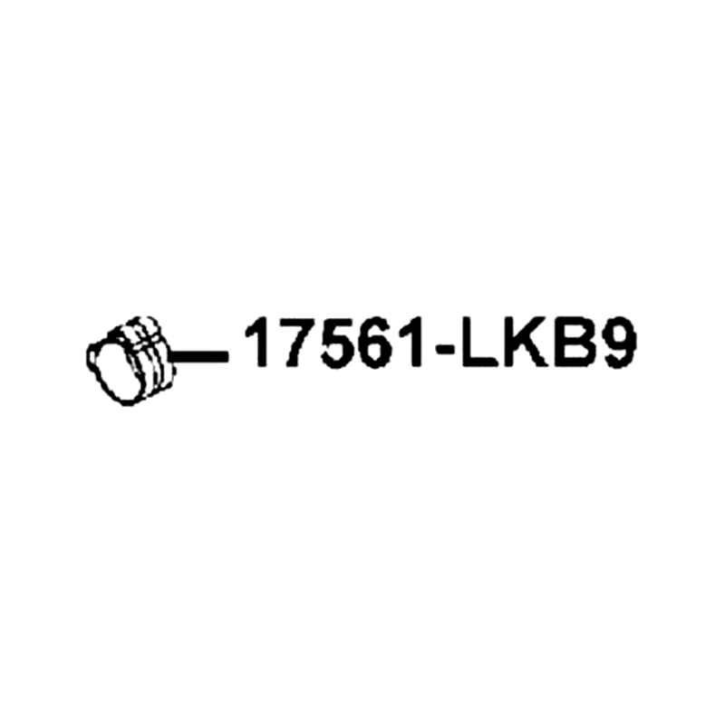 17561-LKB9-900 CLIP 12.5 — diagram cutout
